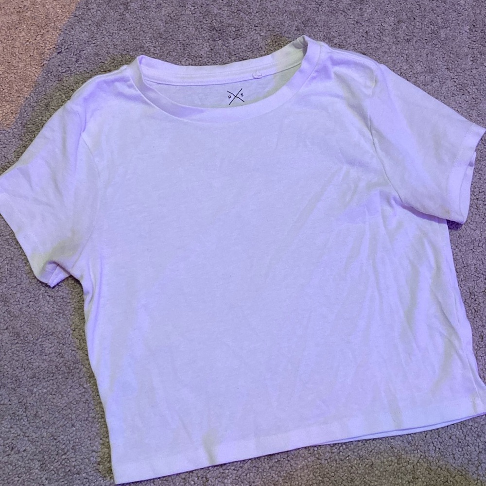 Basic White Crop Top